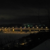 Алексин зимний ночной вид на мост от базара. Автор: zalex81