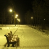 Артемовский парк. Ночью, зимой. Автор: AlbaN55