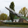МИГ-21 у ворот КПП авиаполка. Автор: STAVSERG