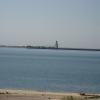 ГЭС, вид со стороны пляжа. Автор: RusEngineer