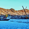 Зимой в ,,Канале,, Рудная Пристань.  фото Ефременко М.А.