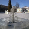 зимний фонтан  winter fountain. Автор: Алексей RUS