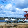 Winter dock. Док на Неве. Автор: Semyonov Dmitriy