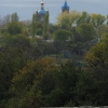 Константиновск. Вид на Покровскую церковь от новой школы №2 25/X.2008. Автор: Футурама