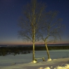 Зимняя ночь. Автор: Andrey Larin