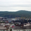 Панорама Мурманска с портом. Фото: Илья Буяновский