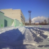 Лыжня на стадионе в Новодвинске. Автор: Mikhail Bryukhov