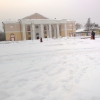 Зимняя Комсомольская площадь в Новодвинске