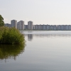 Озерск, б. Nanoga озеро, вид на бульвар Гейдара, Авг-2008. Автор: Andrey Zakharov