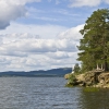 Озерск, Иртяш озеро, вид ротонды, Авг-2008. Автор: Andrey Zakharov