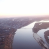 Вид на реку Ока и г.Павлово с высоты птичьего полёта. Автор: alexey_komissarov