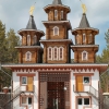 Ворота ограды Благовещенской церкви в Саянске. Автор: Jul@