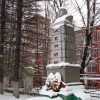Памятник Ленину в основные здания из Волоколамского спиннинг и ткацкая фабрика. Автор: Anuar T